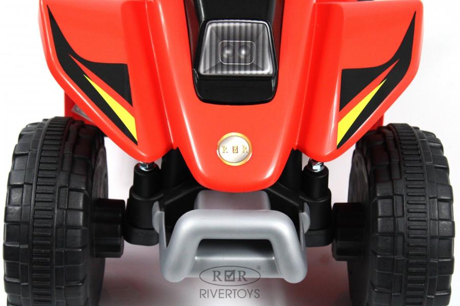 Детский электроквадроцикл RiverToys H001HH красный