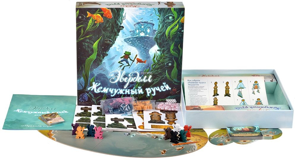 (EU) Настольная игра Hobby World Эверделл: Жемчужный ручей. Делюкс (доп)