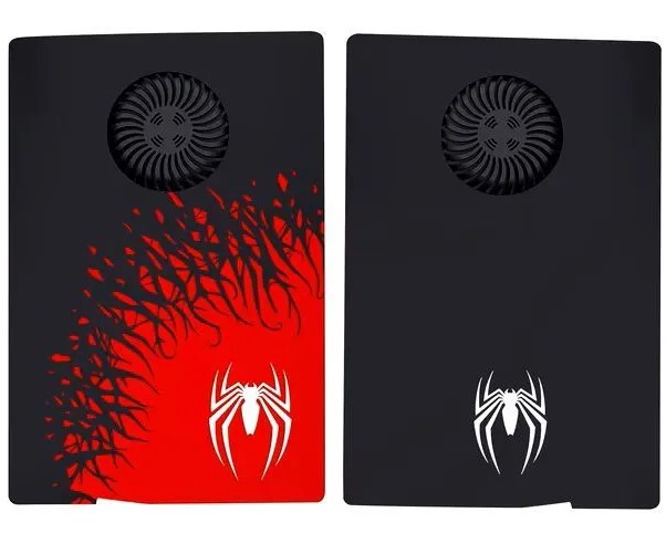 Боковые сменные панели для PS5 с открытым вентилятором (Spider-Man 2)