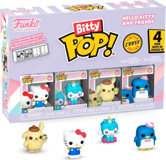 (EU) Фигурка Funko POP! Hello Kitty and Friends: Hello Kitty, Cinnamoroll, Pompompurin, Chase (85713)