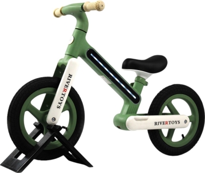 Детский беговел RiverToys (HB-002) (зеленый)