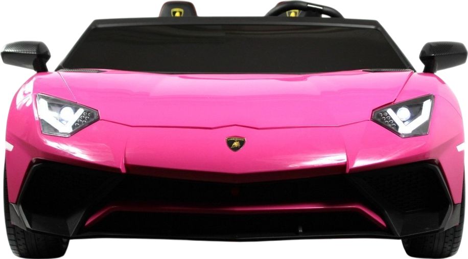 Детский электромобиль RiverToys Lamborghini Aventador SV (M777MM) розовый