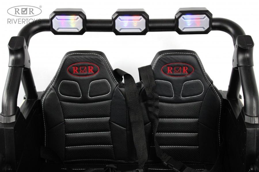 Детский электромобиль RiverToys K777KK LUX 4WD синий