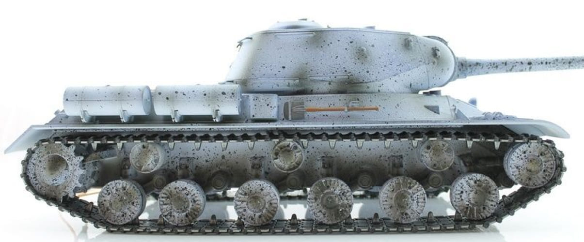 Р/У танк Taigen 1/16 ИС-2 модель 1944, СССР, зимний, (для ИК танкового боя) 2.4G, TG3928-1S-IR