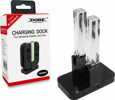Зарядная док-станция DOBE для 4-х контроллеров Joy-Con Nintendo Switch (TNS-875)