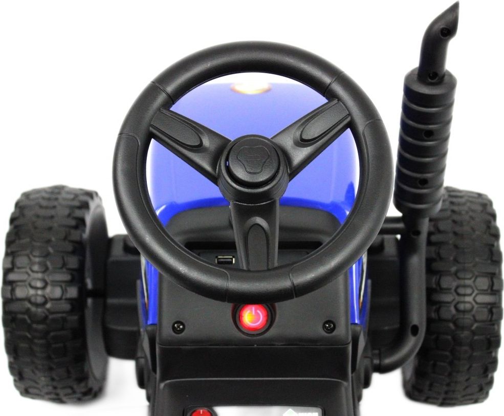 Детский электромобиль RiverToys H444HH синий