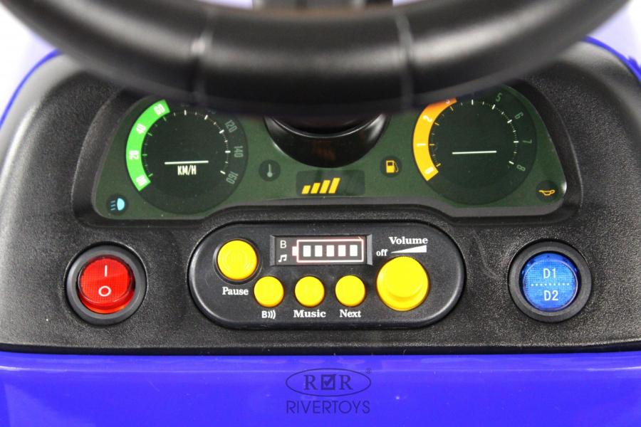 Детский электромобиль RiverToys K111KK синий
