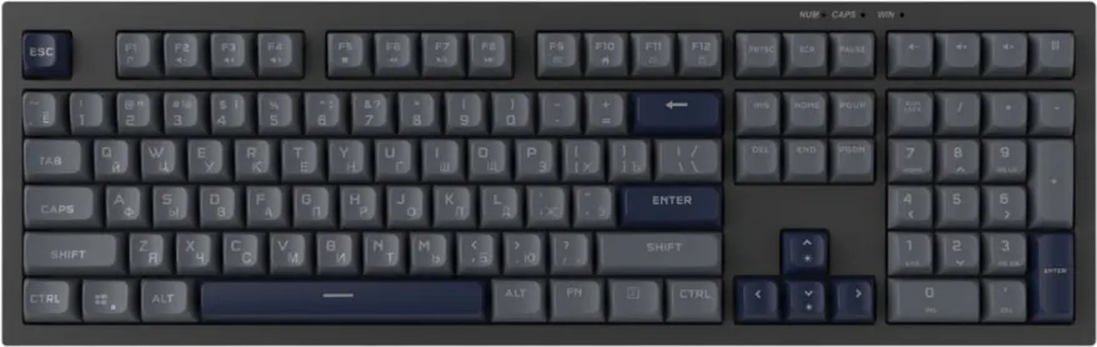 Клавиатура Ritmix RKB-508BL, Серая
