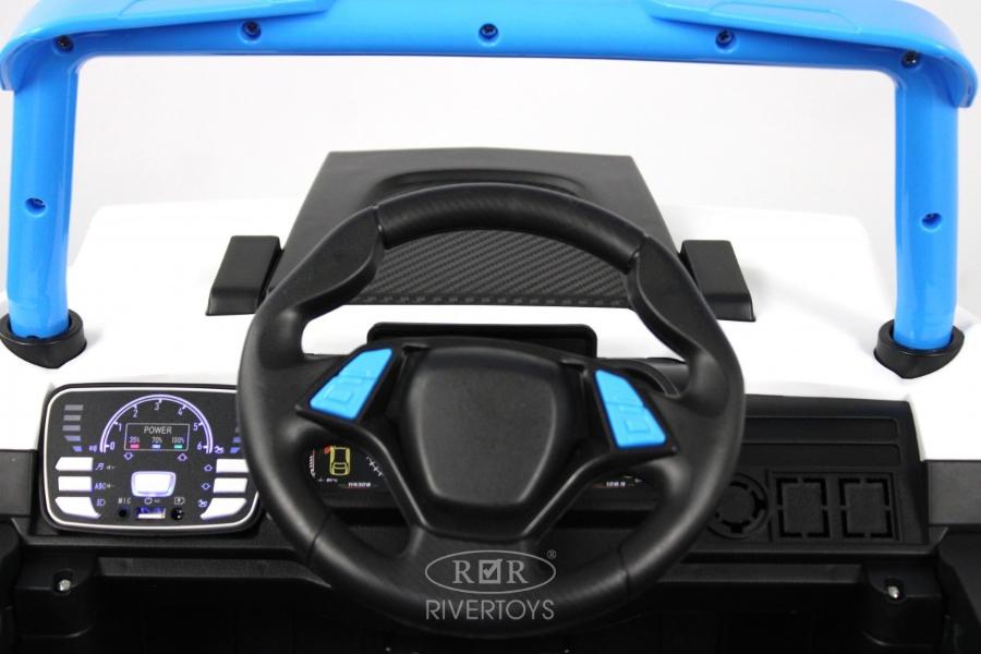Детский электромобиль RiverToys F888FF-A 4WD синий
