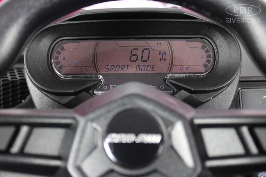 Детский электромобиль RiverToys BRP Can-Am Maverick (Y111YY) темно-розовый