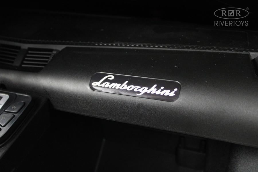 Детский электромобиль RiverToys Lamborghini Aventador SV (M777MM) розовый