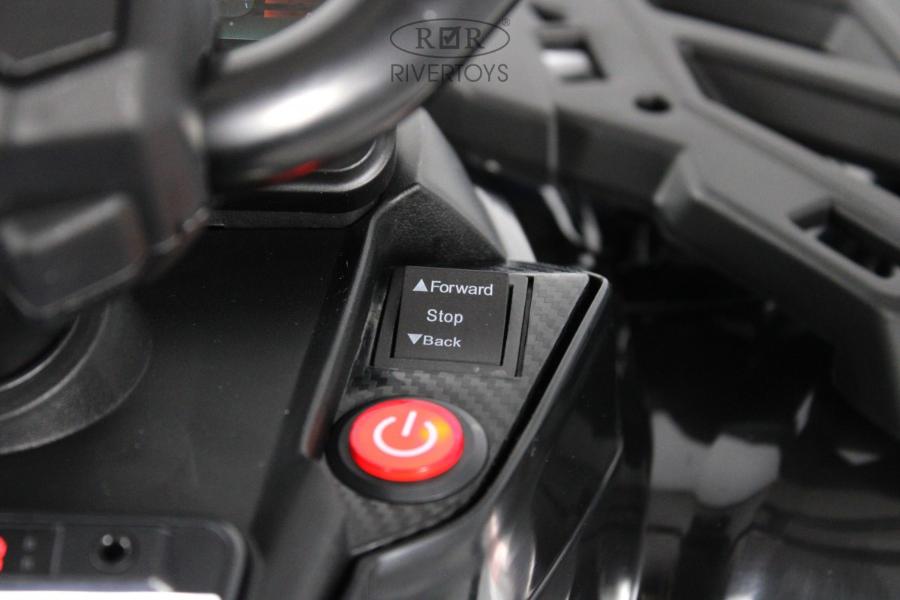 Детский электроквадроцикл RiverToys BRP Can-Am Outlander (Y888YY) черный
