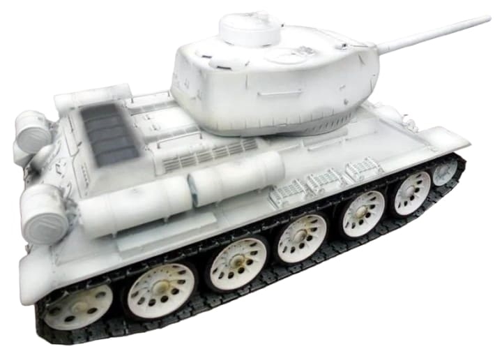 Р/У танк Taigen 1/16 T34-85 (СССР) V3 2.4G (зимний), TG3909-1S3.0