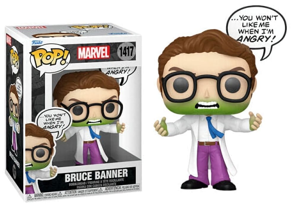 (CN) Фигурка Funko Pop! Marvel: Hulk - Bruce Banner (1417)