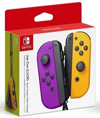 

Два контроллера Joy-Con (неоновый фиолетовый/оранжевый)
