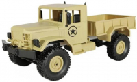 Радиоуправляемая модель MN Model военный грузовик MN-35Y 4WD (1к16) песочный (MN-35Y)