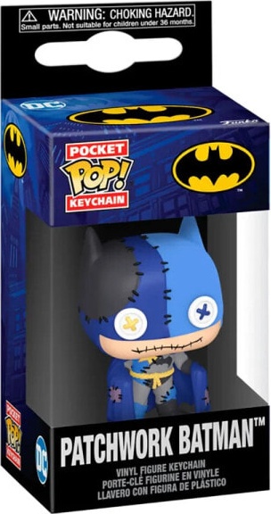 (EU) Фигурка Funko POP! Pocket Keychain: Patchwork Batman (80907)