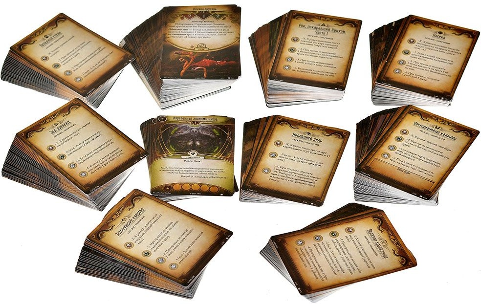 (EU) Настоьная игра Hobby World Ужас Аркхэма. Карточная игра: Затонувший город. Кампания (доп)
