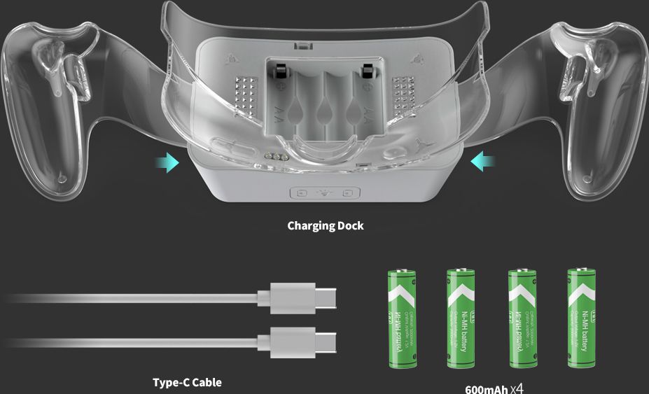 Зарядная подставка DOBE для Qculus Quest 3 (TY-3835)