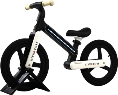 Детский беговел RiverToys (HB-003) (черный)