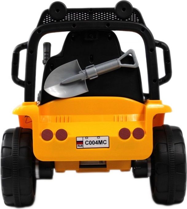 Детский электромобиль RiverToys трактор-погрузчик C004MC желтый