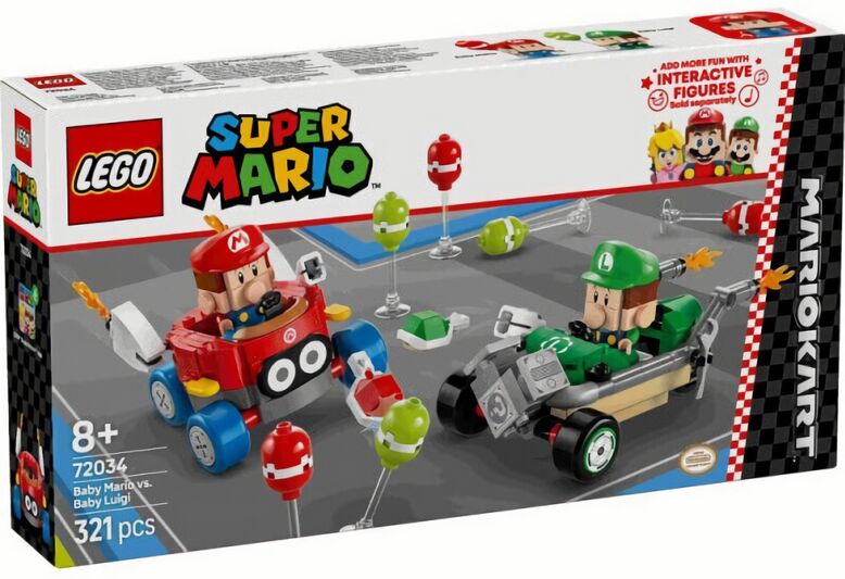 (EU) Конструктор LEGO Super Mario Малыш Марио против малыша Луиджи (72034)