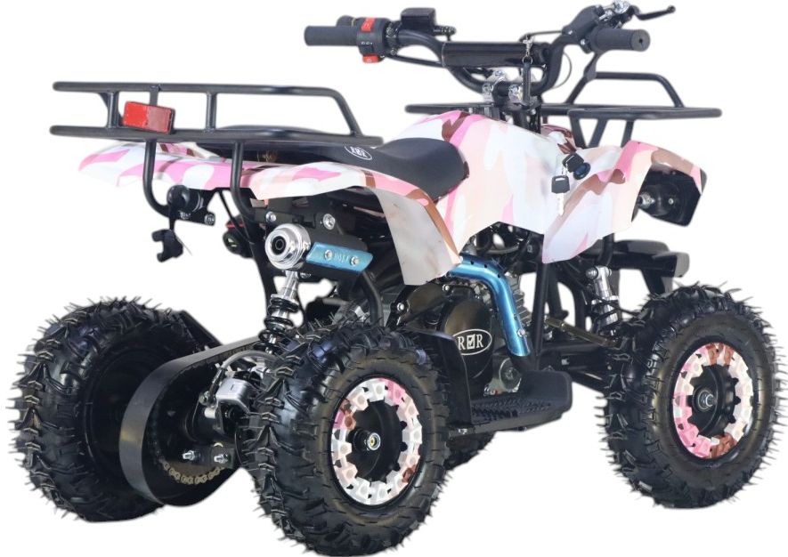 Детский квадроцикл RiverToys (TIGER-PINK-CAMOUFLAGE) розовый камуфляж