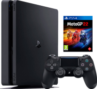 Sony PlayStation 4 Slim (500GB) (PS4, CUH-2200A)(AZ) + игра MotoGP 22 Day One Edition