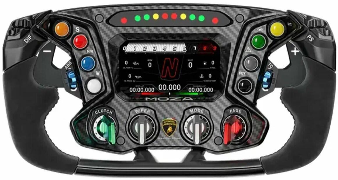 Съемное рулевое колесо MOZA Lamborghini Essenza SCV12 Sim-Racing Steering Wheel RS070