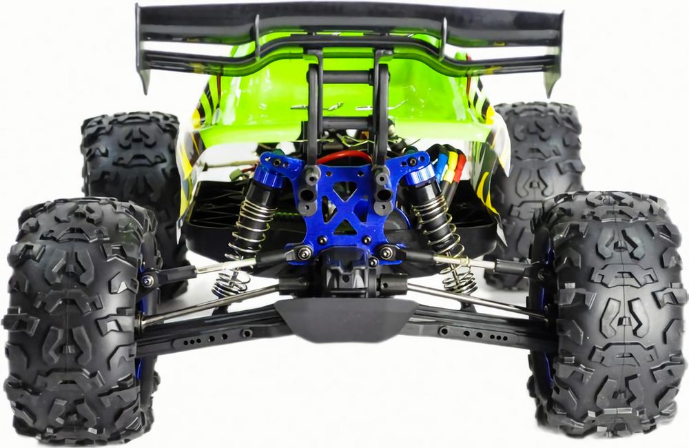 Радиоуправляемая трагги Remo Hobby EVO-R Brushless (зеленая) 4WD 2.4G 1/8 RTR (E666-003)