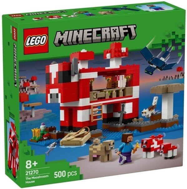 (EU) Конструктор LEGO Minecraft Грибной домик (21270)