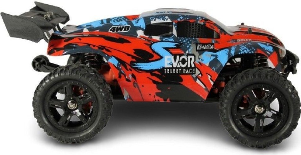 Радиоуправляемая модель Remo Hobby трагги S EVO-R UPGRADE V2.0 4WD (1к16) красный (RH1661UPGV2-RED)