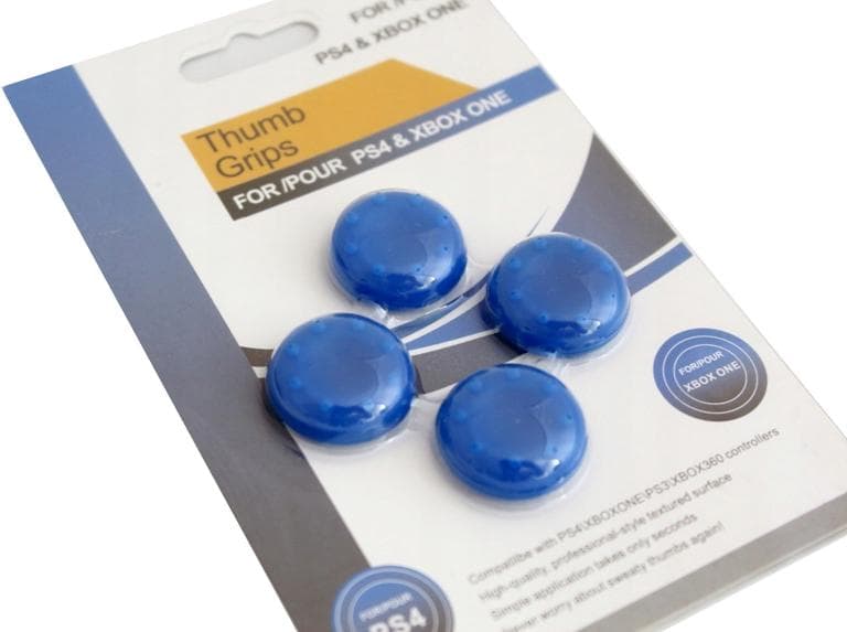 4 накладки на стики геймпада (синие)