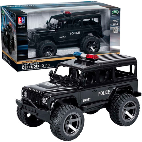 Радиоуправляемая модель Double Eagle  Land Rover Defender 110 SWAT Police 4WD (1к14) RTR (E363-003)