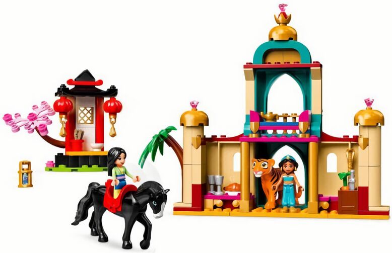 (EU) Игрушка LEGO Disney Приключения Жасмин и Мулан (43208)