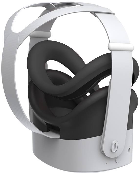 Силиконовая накладка DOBE для Qculus Quest 3S (чёрная) (TY-3871)