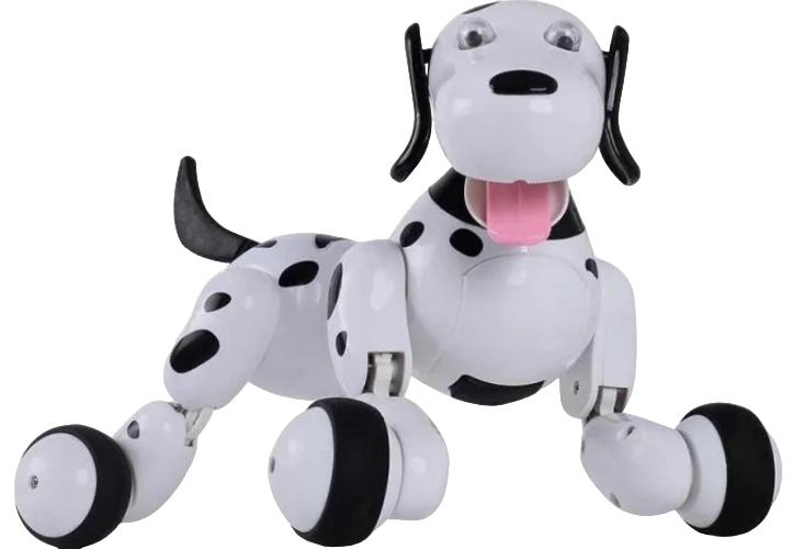 Радиоуправляемая робот Happy Cow собака Далматинец Smart Dog (777-338-Bl) (чёрнно-белый)