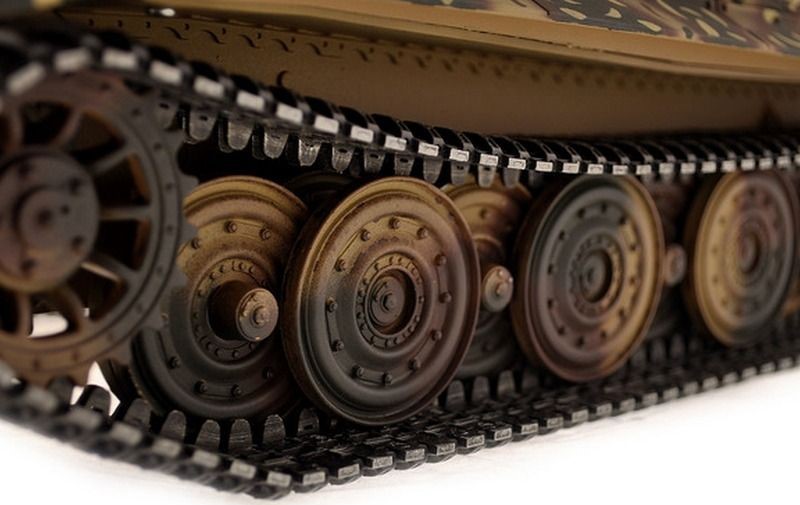 Р/У танк Torro Sturmtiger Panzer 1/16  2.4G, зеленый, ИК-пушка, деревянная коробка, TR1111700301