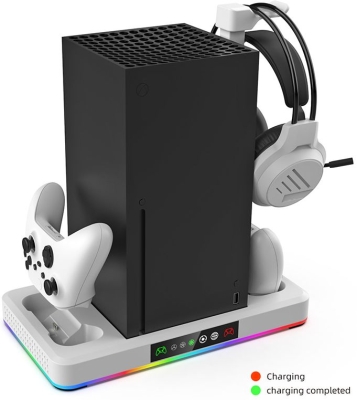 Многофункциональная док-станция DOBE для Xbox Seies S/X (белая) (TYX-3615)