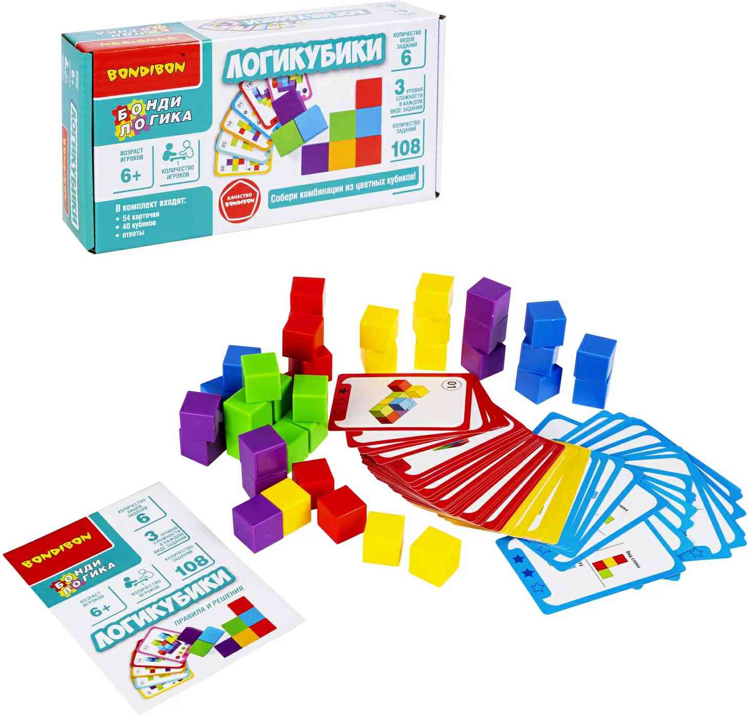 (EU) Настольная игра Bondibon Логикубики