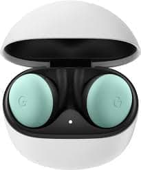 Беспроводные наушники Google Pixel Buds TWS Quite Mint с зарядным футляром (мятные)