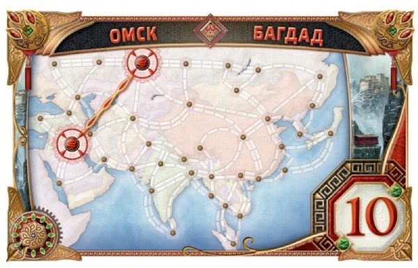 Настольная карточная игра Hobby World Ticket to Ride: Азия (915274)