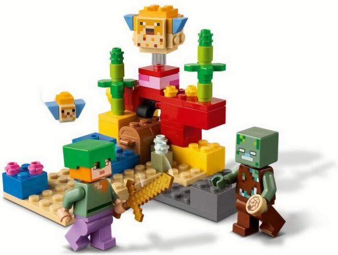 (EU) Конструктор LEGO Minecraft Коралловый риф (21164)