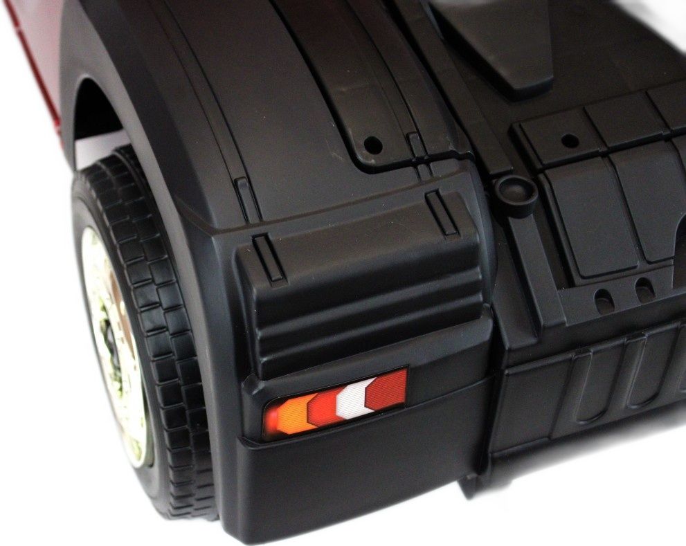 Детский электромобиль RiverToys Mercedes-Benz Actros 4WD (HL358) вишневый глянец