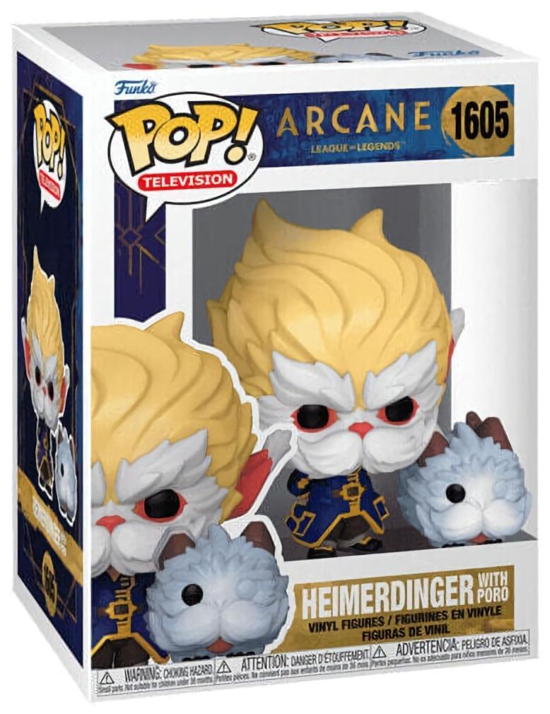 (CN) Фигурка Funko Pop! Television: Arcane - Heimerdinger with Poro (1605)