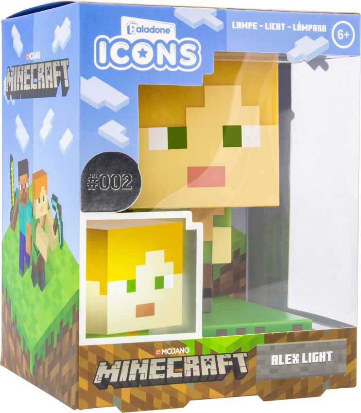 Светильник Paladone Minecraft Alex Icon Light V2 (PP6591MCFV2)