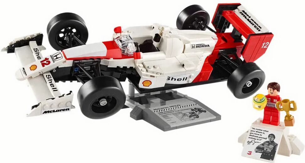 (EU) Конструктор-автомобиль LEGO Icons McLaren F1 MP4/4 и Айртон Сенна(10330)