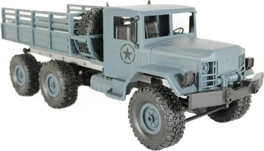 Радиоуправляемая модель MN Model военный грузовик MN-77G 6WD (1к16) серый (MN-77G)