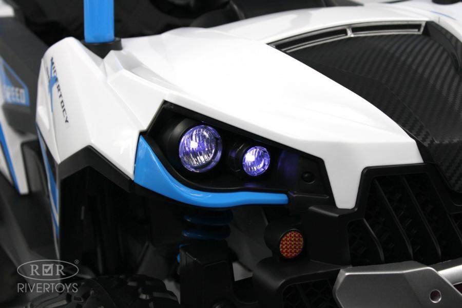 Детский электромобиль RiverToys F888FF 4WD синий