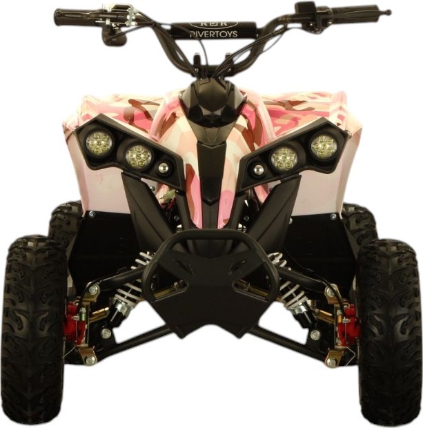 Детский электроквадроцикл RiverToys (MARK) (розовый камуфляж)